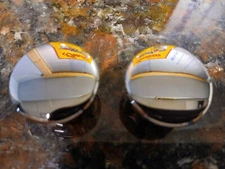 Harley Davidson Chrome Grip End Plugs 62-81 FL FX XL Hand Grips