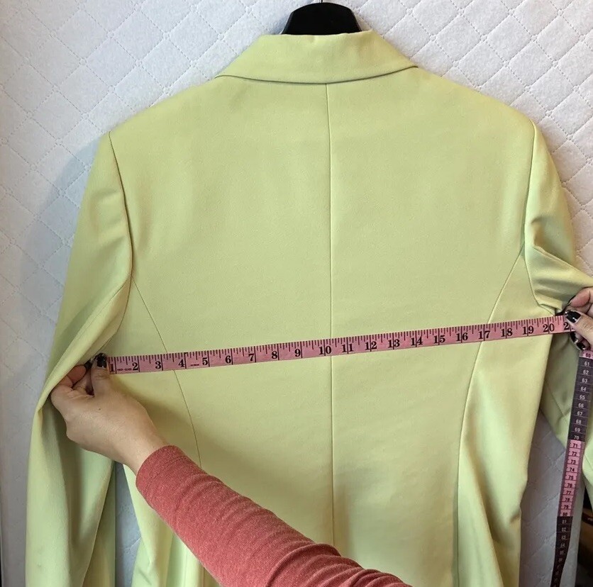 Kasper Solid Green Collared Button Lined Blazer J… - image 12