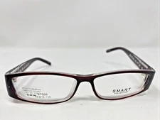 Smart Eyeglasses Frames S7000 54-15-135 C3 Burgundy Full Rim IA39