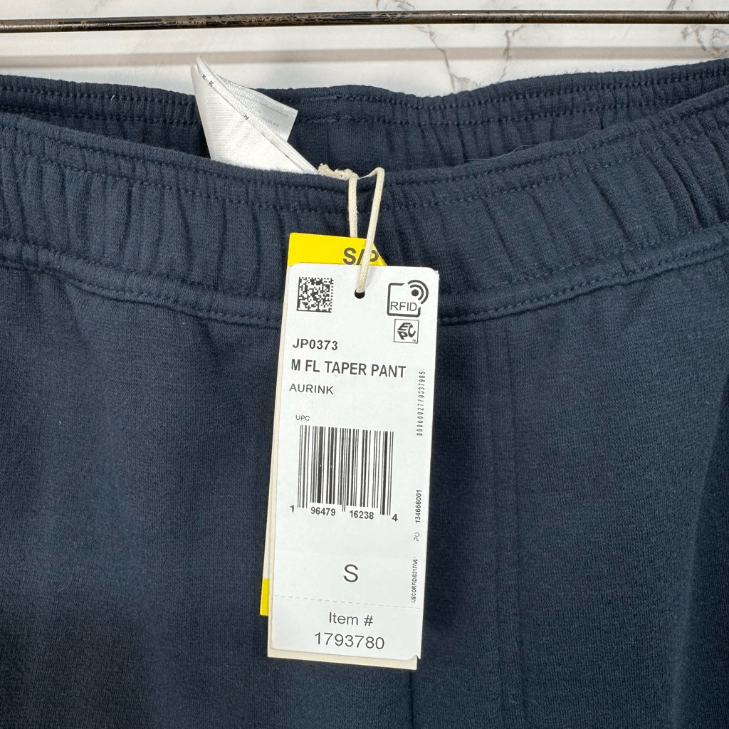 h_ Adidas Men's Sweatpants sz S Taper Fit Pull On Navy NEW #F570 | eBay