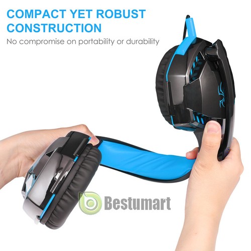 Pro Gaming Headset W/ Mic LED For XBOX One PS4 PS5 PC Headphones Microphone Bass - Picture 11 of 76