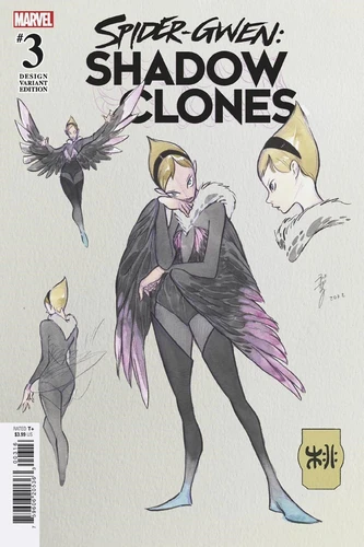 🔥🕷 SPIDER-GWEN: SHADOW CLONES #3 PEACH MOMOKO 1:10 Design Ratio Variant