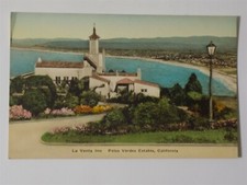 Palos Verdes Estates, California CA ~ La Venta Inn 1920s HAND-COLORED L699