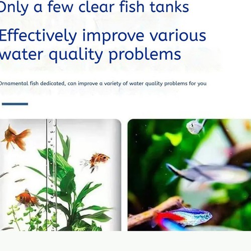 Water Purification Tablets Freshwater Aquarium Water Clarifier Cleaning Solution - Picture 9 of 10