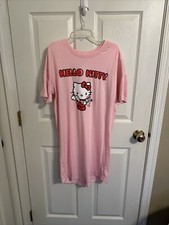 Hello Kitty Valentines Day Pajamas Nightgown Sleepwear Sleep Shirt Small NWT