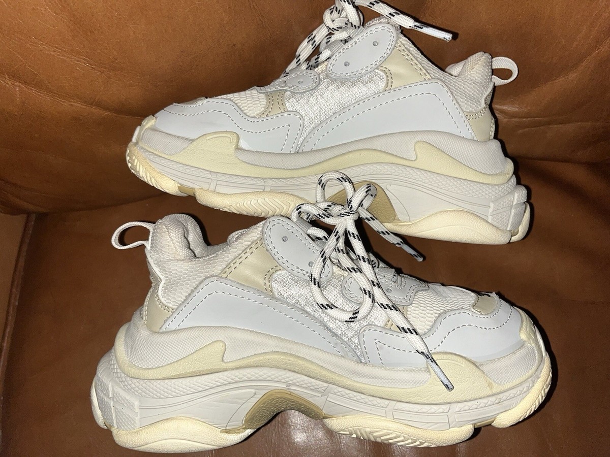 Balenciaga Triple S White 32 / US 1 | eBay Balenciaga Triple S White 32 / US 1 | eBay