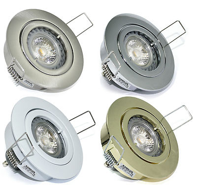 Downlight Einbaustrahler Spot Bajo 12V Niedervolt ohne Leuchtmittel Farbwahl