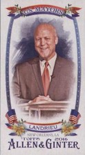 2016 Allen and Ginter U.S. Mayors Mini #USM-25 Mitch Landrieu NM-MT New Orleans,