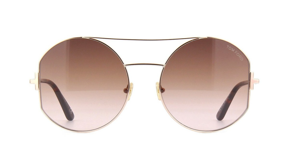 小物 TOM FORD Sunglasses Dolly TF782 Gold Tom Ford DOLLY FT 0782 Gold/Brown Shaded (28F) Sunglasses | eBay