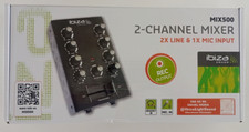 IBIZA SOUND MIX500 Table de mixage dj 2 canaux 3 entrées