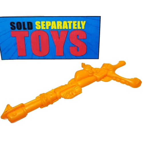 Vtg TMNT Walkabout RIFLE gun original 1991 Kangaroo orange weapon accessory part