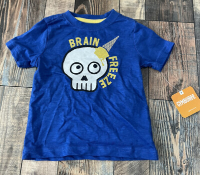 NWT Gymboree Boys Brain Freeze Shirt Size 12-18 M