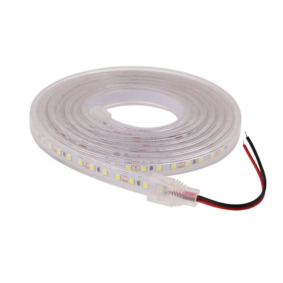 1m-20m 12V 24V 2835 LED Strip Flexible Rope IP68 Waterproof Lamp Outdoor Lights - Image 2 of 4