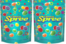 Spree Original Hard Candy, Resealable Bag, 12 Ounce Bag Full Size Pack of 2