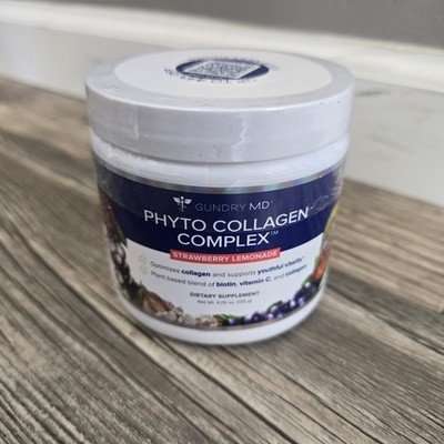 Gundry MD Phyto Collagen Complex Powder - Strawberry Lemonade, 4.76 oz (135 g)