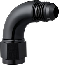 Female to Male Full Flow Swivel Coupler Union Fitting Adapter 6AN 90 Degree