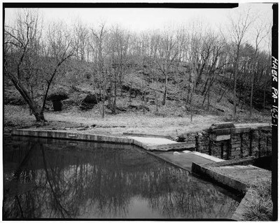 Lehigh Canal, Lock 10, 2,300 feet south of Weissport-Lehighton Bridge,