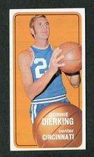 #66 Connie Dierking Cincinnati Royals 1970-71 Topps Basketball Card Set Break