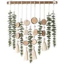 Artificial Eucalyptus Wall Decor Fake Greenery Leaves Stems Wall Hanging Plan...