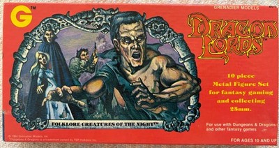 Vintage Grenadier Dragon Lords 2014 Creatures of the Night COMPLETE w/ Insert 