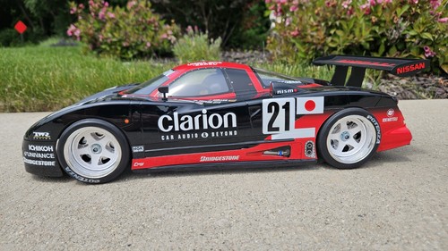 RARE! Vintage Custom Tamiya 1/10 Nissan R390 GT1 51516 1/10 RC Body Set - READ! - Picture 5 of 22