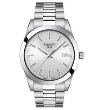 TISSOT Gentleman T127.410.11.031.00 Quartz White Dial 40mm Warranty - UK seller