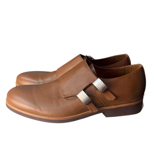Calvin Klein Dress Shoe Sz 11.5 Brown - Picture 5 of 9