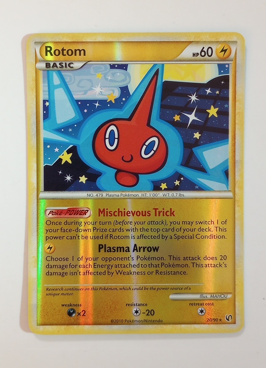 Rotom - 20/90 (Undaunted - Reverse Holo) 2010 LP NM