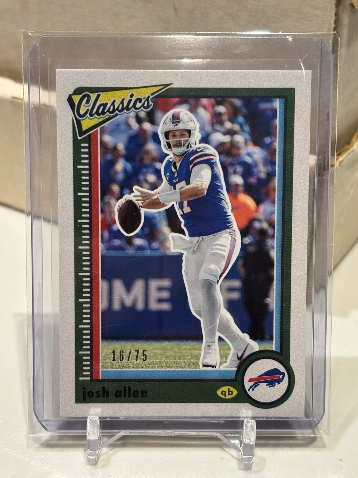 2022 Panini Classics #9 Josh Allen Blue Back /75