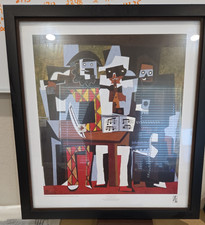 Three Musicians Print Pablo Picasso Framed (2...