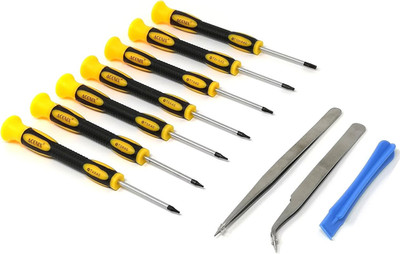 10 teiliger Torx Schraubendrehersatz T3, T4, T5, T6, T7, T8 und T10