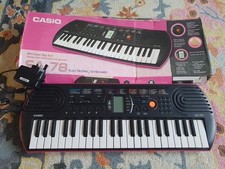 CASIO SA - 78 Electronic Keyboard Pink&Black