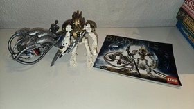 Lego Bionicle Makuta 8593 & Takanuva 8596 Complete + Instructions