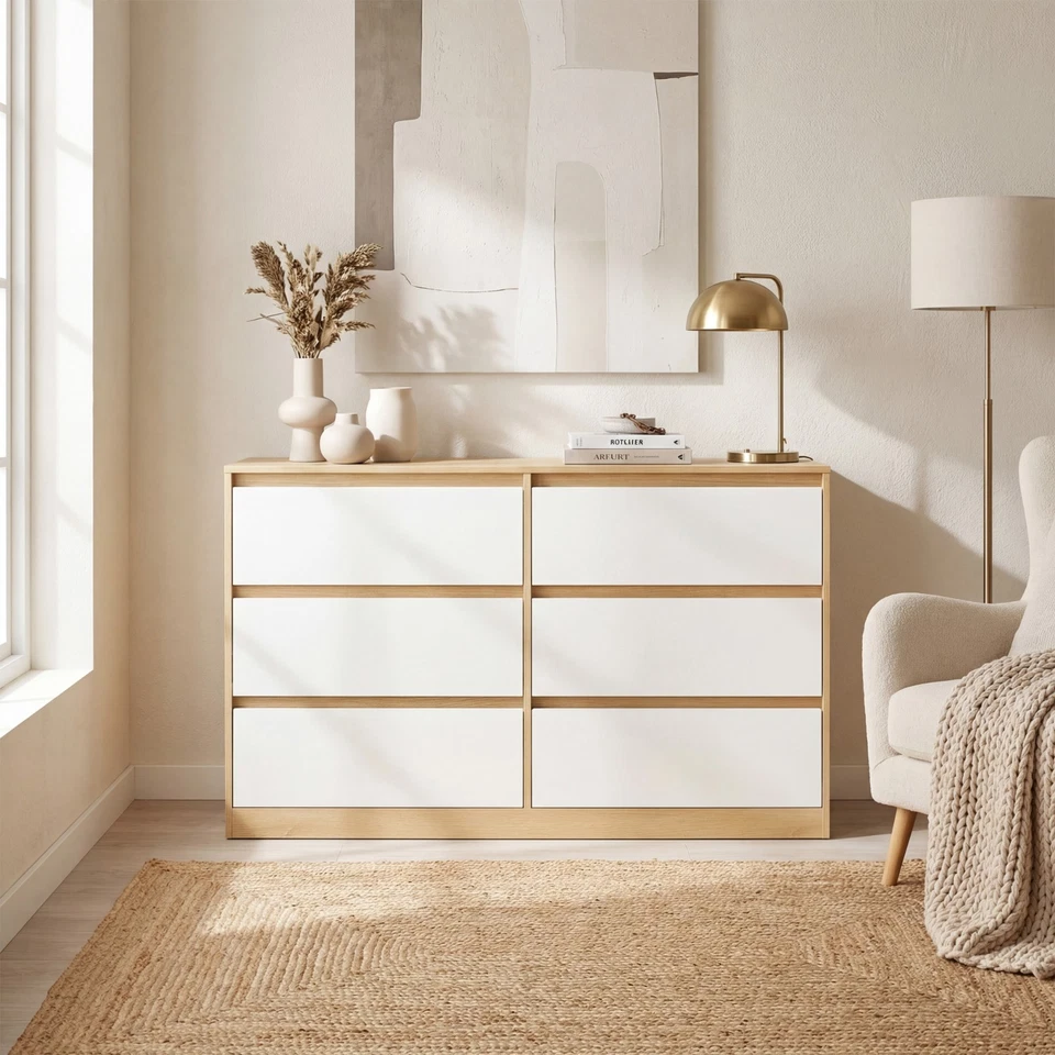 VASAGLE Kommodenschrank, Schubladenschrank, Wäschekommode, für Schlafzimmer - Bild 2 von 2