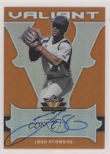 2018 Leaf Valiant Orange 11/35 Josh Stowers #BA-JS3 Auto hg6