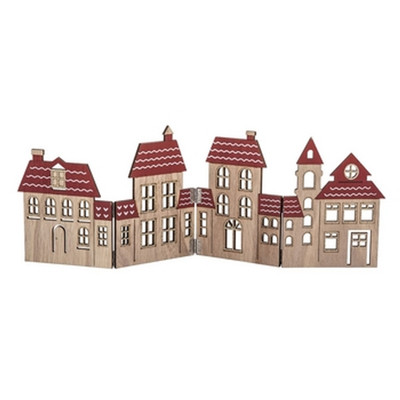5906361328966 Figurka drewniana składana 44x15,5 cm dek. domki Altom Design Alto