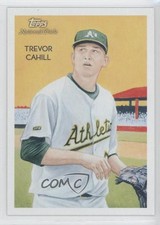 2010 Topps National Chicle Bazooka Back Trevor Cahill by Monty Sheldon #149 0m0