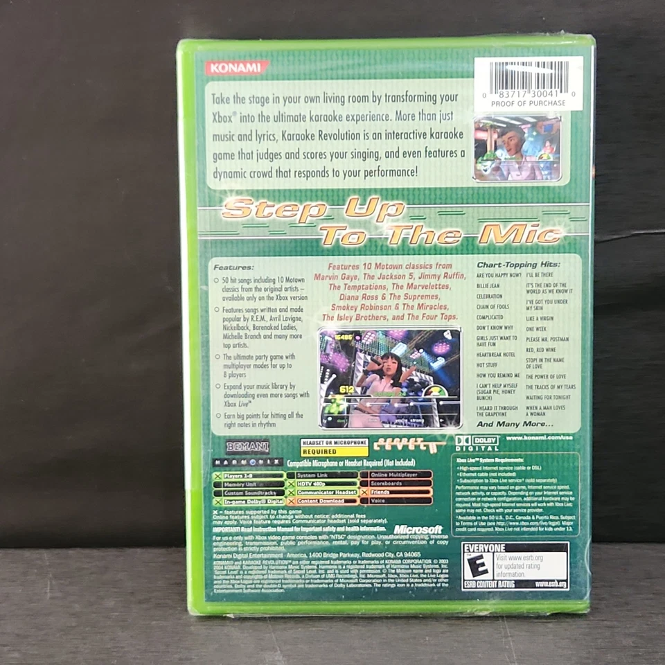 Karaoke Revolution XBOX New Sealed - Image 2 of 4