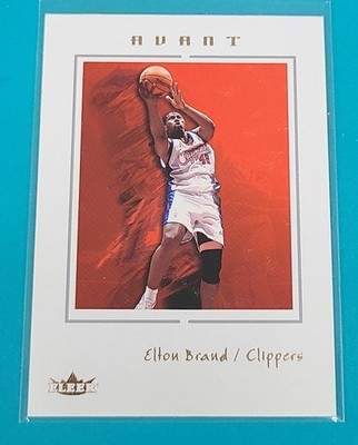 2003 Fleer Avant    #54 Elton Brand Los Angeles Clippers Basketball Card I6