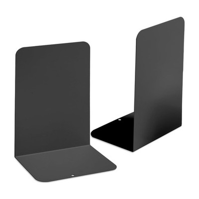 M&G Book Ends 1 Pair, Black Large Metal Bookends for Shelves, L-Type 