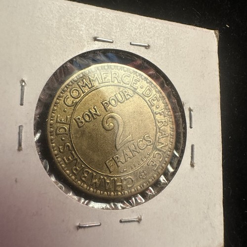 1925 France 2 Francs World Foreign Coin Circulated French - Picture 8 of 9