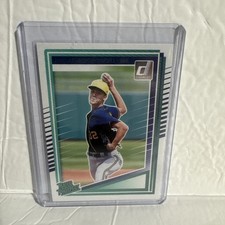 2025 Donruss Jacob Misiorowski Rated Rookie Card- Brewers