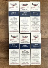 Image of 6 X Eucerin UreaRepair Replenishing Dry Skin Face Cream 5% Urea 50ml