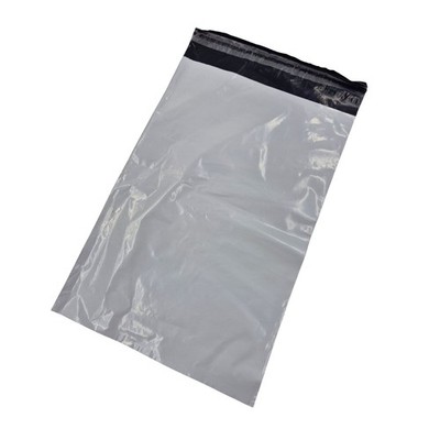 1.000x Folienversandtaschen 240 x 350 mm DHL Standard 50 my grauweiß/Schwarz