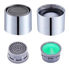 Female Faucet Aerator Kitchen Sink Aerator Faucet Filter with Chrome Brass Sh...