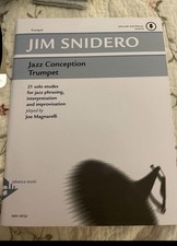Jim Snidero "Jazz Conception Trumpet" Book Sheet Music