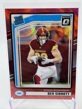2024 Panini Donruss  RC Rated Rookie Red Wave Optic Preview Ben Sinnott