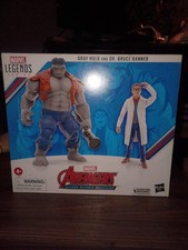 MARVEL LEGENDS GRAY HULK AND DR BRUCE BANNER AVENGERS 60TH ANNIVERSARY NIB