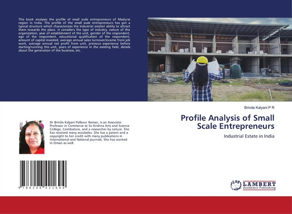 Profile Analysis Of Small Scale Entrepreneurs Industrial Estate In India R Buch-image