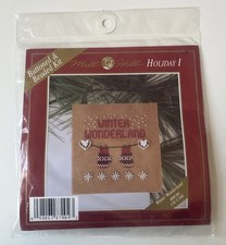 Mill Hill X Stitch Buttoned Beaded Kit Winter Wonderland MHCB4 New Sealed